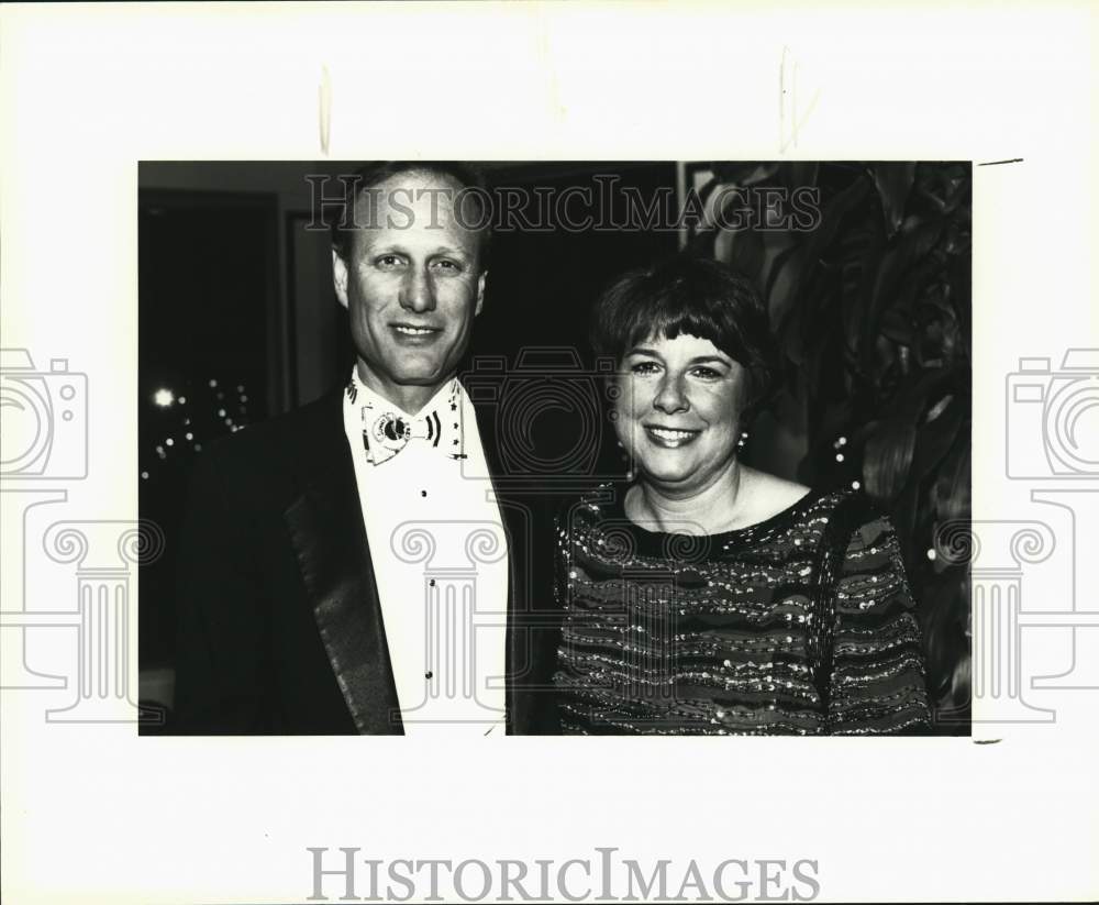 1994 Bill &amp; Debbie McCullough, chairmen for San Antonio Fiesta party-Historic Images