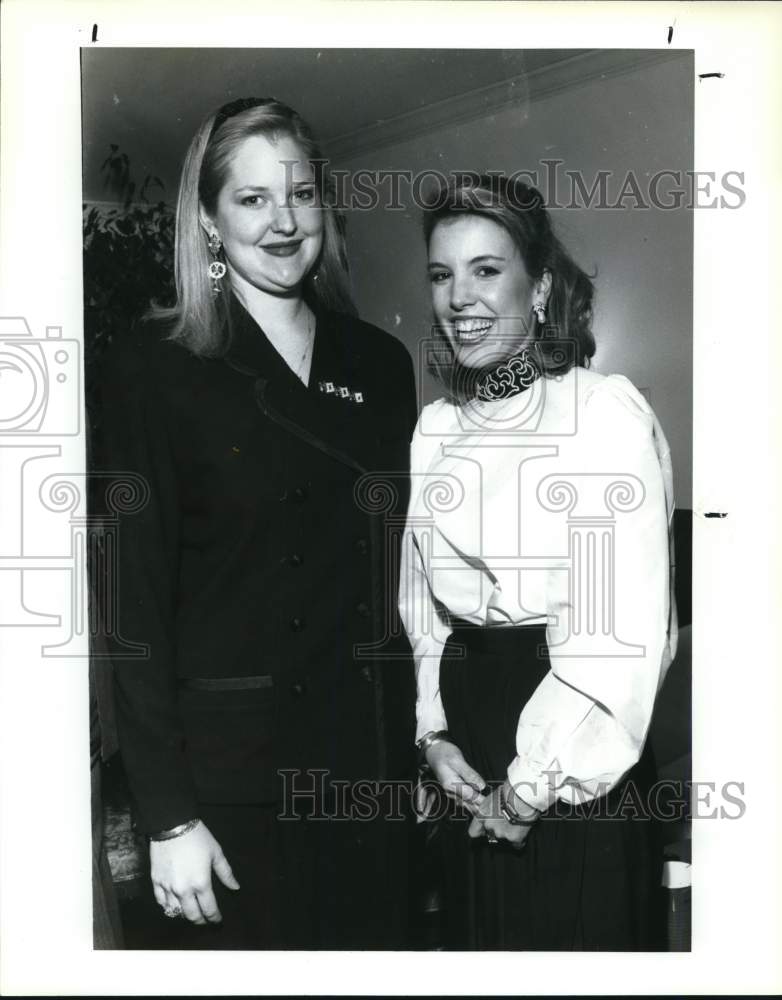 1990 Joella Lupe &amp;Annie Rosser, German Club Debutantes-Historic Images