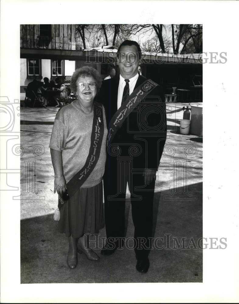 1993 Ilene McCarthy & Don Mach at St. Patrick's Day Luncheon-Historic Images