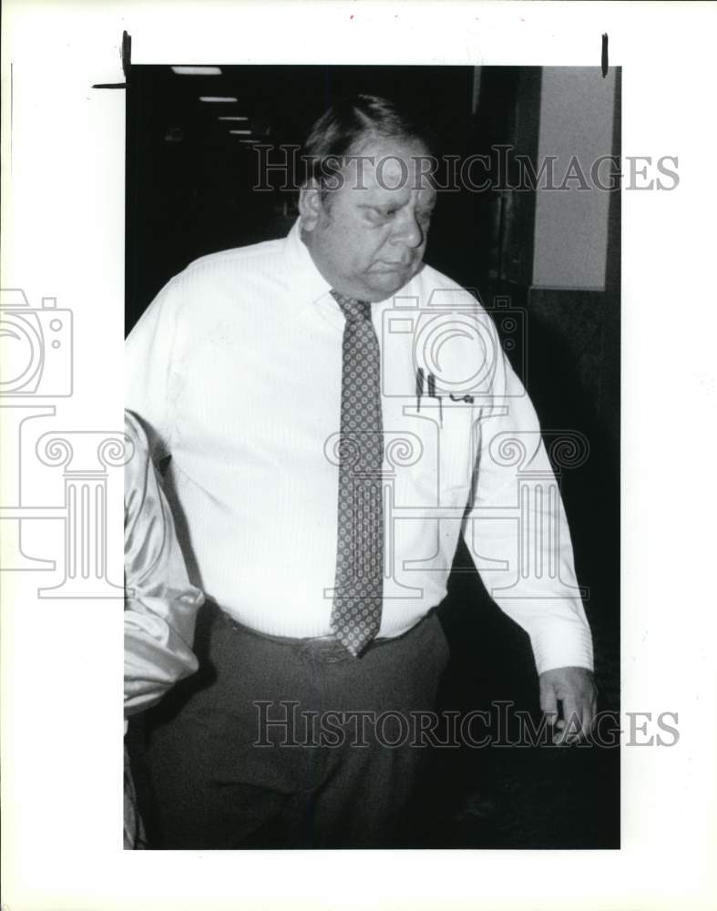 1990 Agustin Mata leaving court after sentencing, Texas-Historic Images