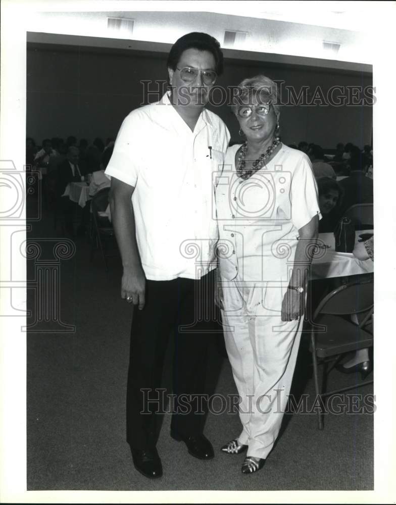 1993 Ed Mata & Gloria Ynman at Tardeada by Paricutin Social Club-Historic Images