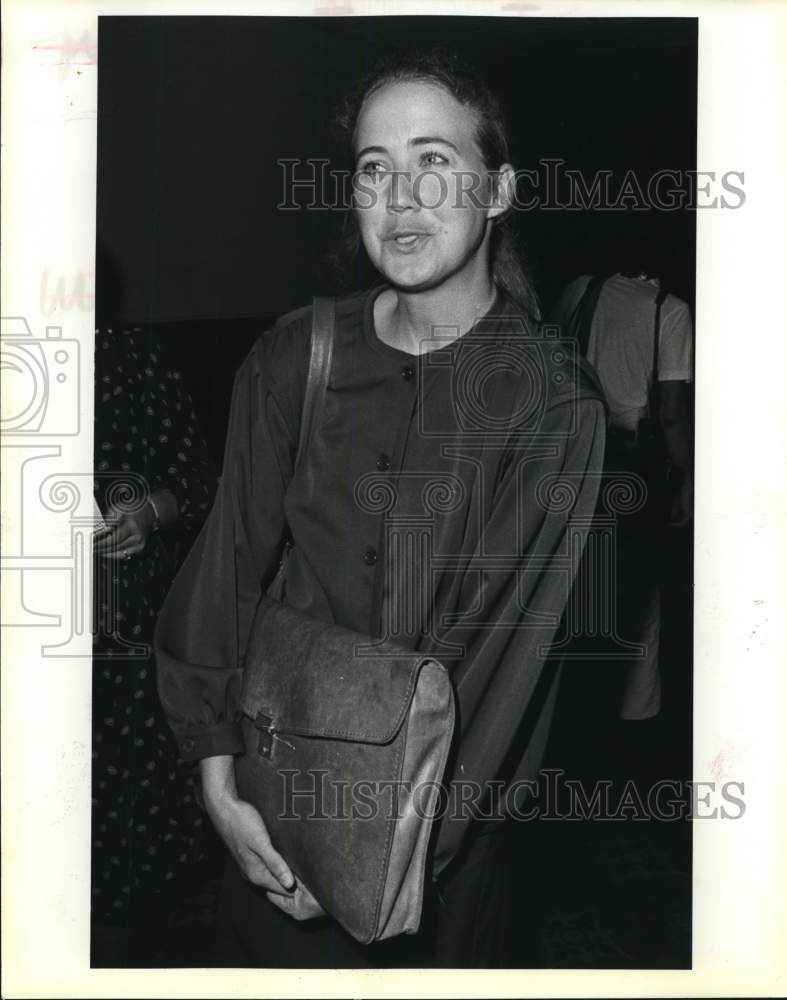 1983 Marynell Maloney at Bexar County Courthouse-Historic Images