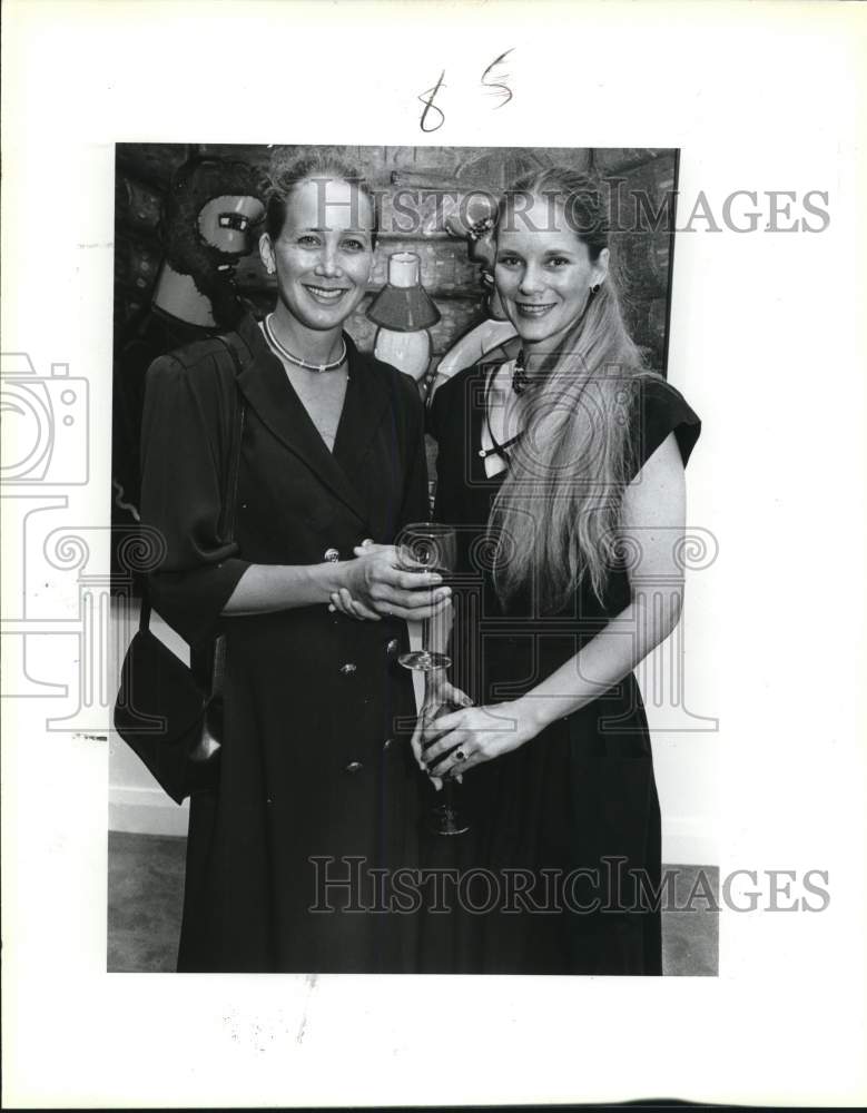 1987 Marynell Maloney &amp; Marcella Banks at Contemporary Art Opening-Historic Images