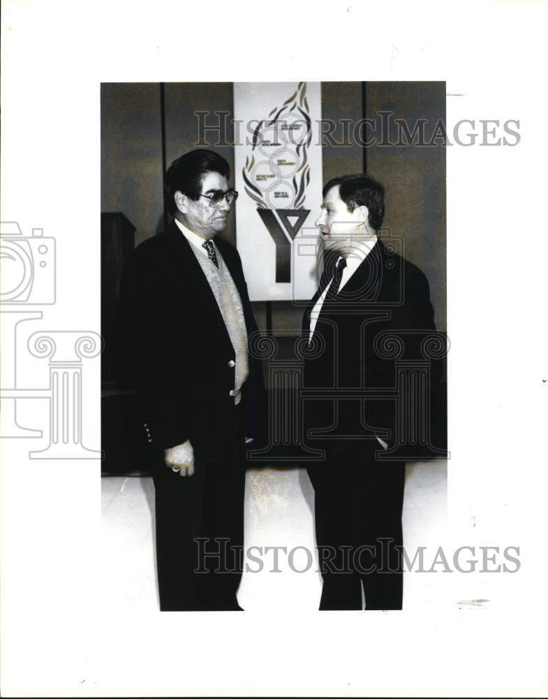 1994 Pete R. Martinez & Bill Tracy-YMCA Reception & Kickoff Campaign-Historic Images