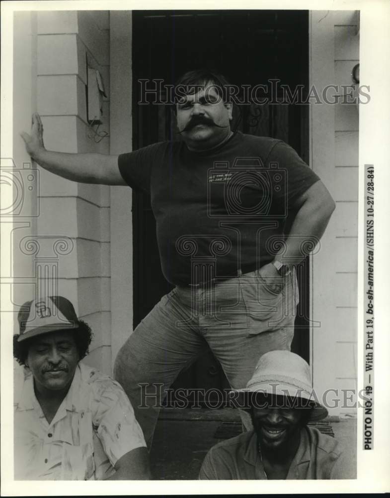 1984 Ramon Sanchez, center, works with street gangs in San Diego, CA-Historic Images