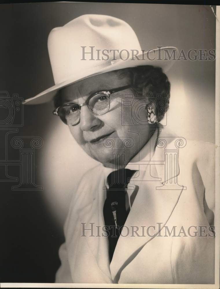 1957 Mrs. Claude B. Hudspeth, Woman of the Week-Historic Images