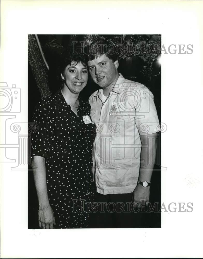 1987 Frances & Terrance McBurney at Narboni Barbecue-Historic Images