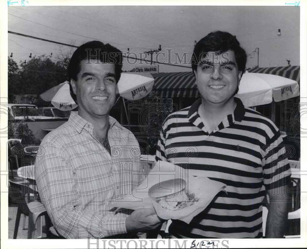 1989 Chris and Carlos Madrid, Chris of Madrid&#39;s Restaurant, Texas-Historic Images