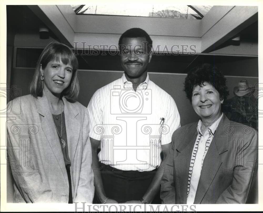 1990 Lauretta Manupelli with public radio board of directors members-Historic Images