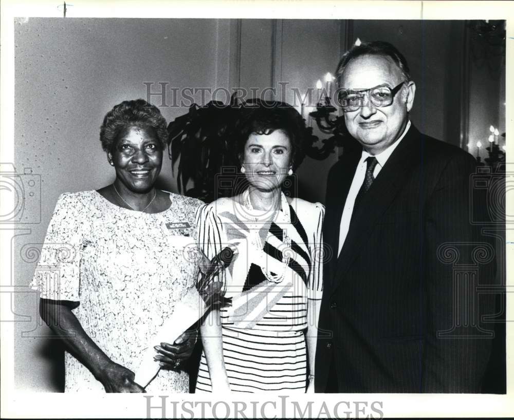 1990 Dr. John Mangos and guests of Any Baby Can volunteer luncheon-Historic Images