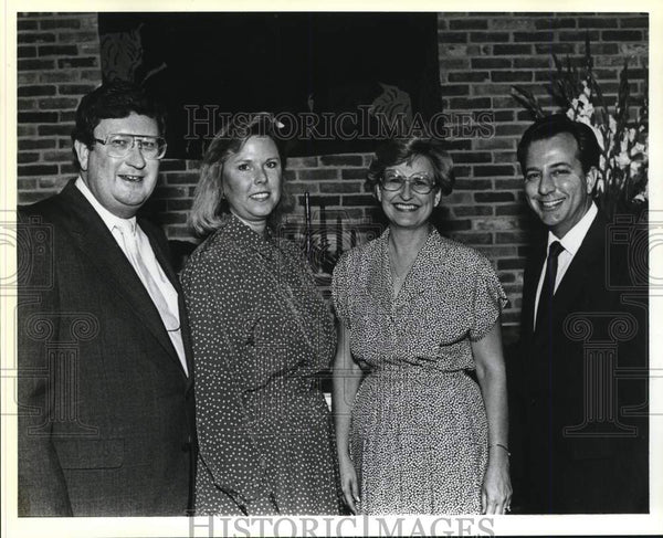 1988 Bob McAdams of Texas Bach Choir with musical reception guests ...