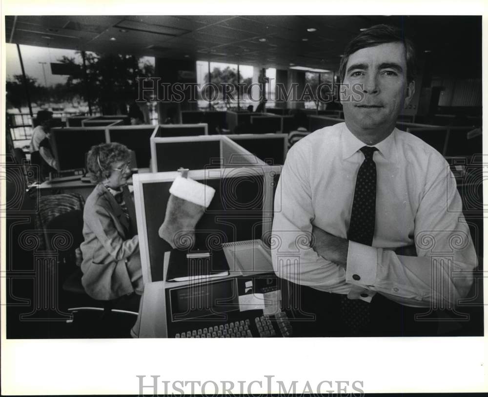 1986 Clark Mandigo, President Intelogic Trace Company-Historic Images