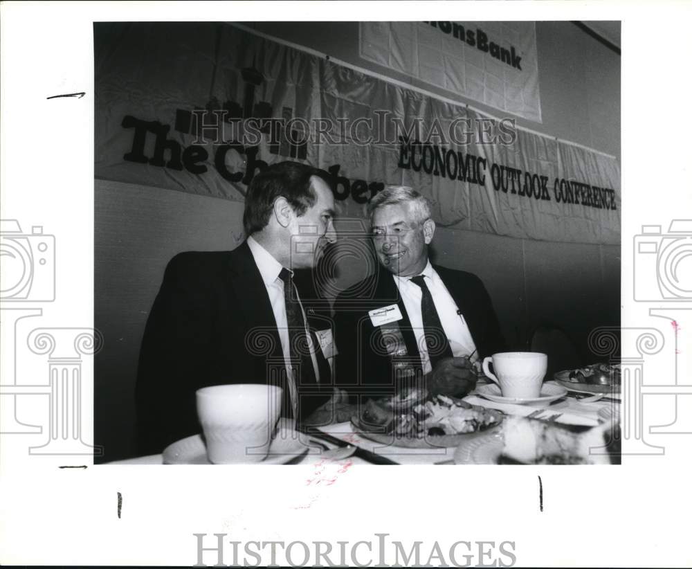 1992 Ed Kelley &amp; Hugh McColl- Chamber of Commerce Conference-Wyndham-Historic Images