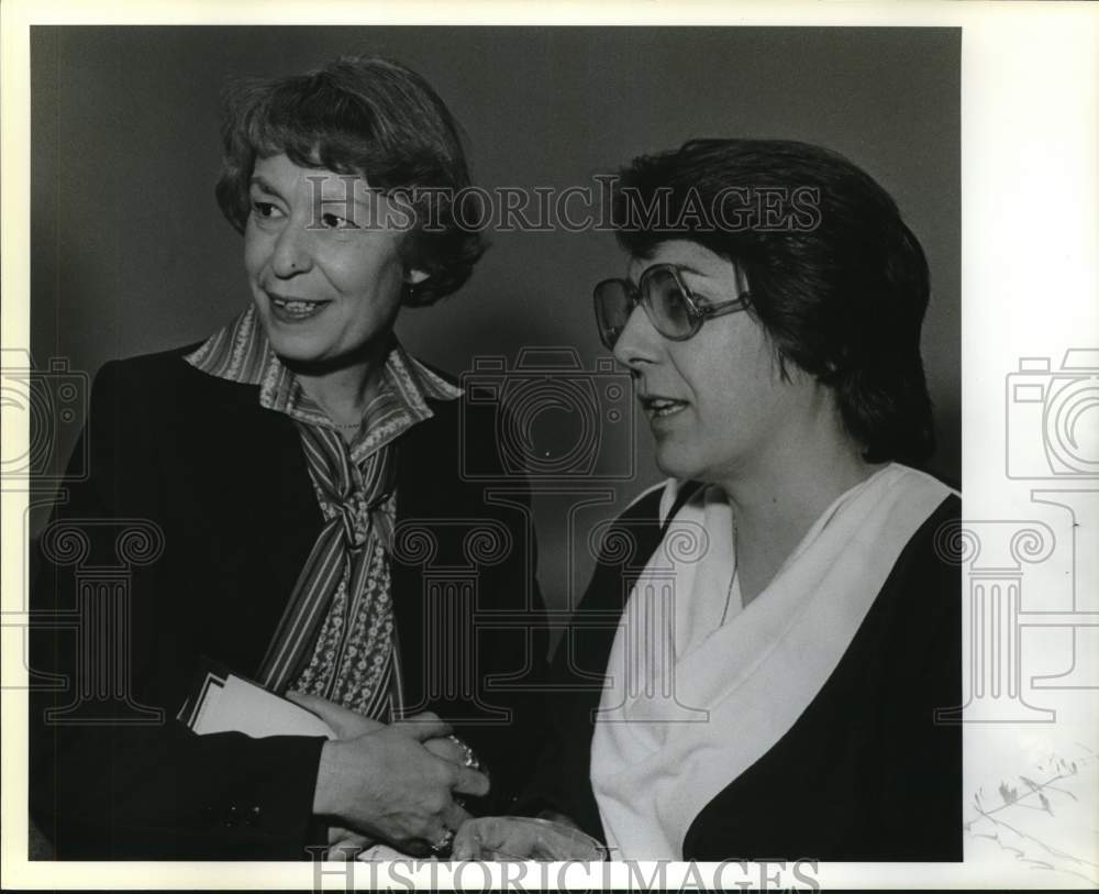 1985 Erika Horony and Helga Martin at Carver Community Center, Texas-Historic Images