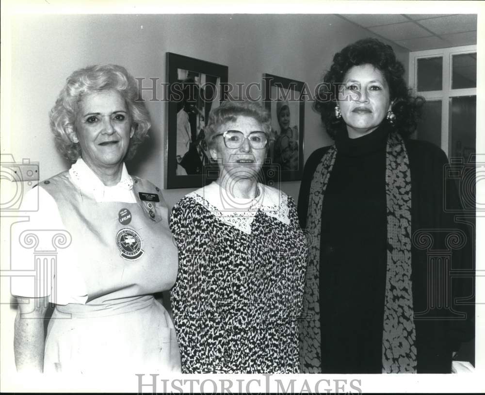 1990 Kathleen Hrncir and principals of Santa Rosa 40th anniversary-Historic Images