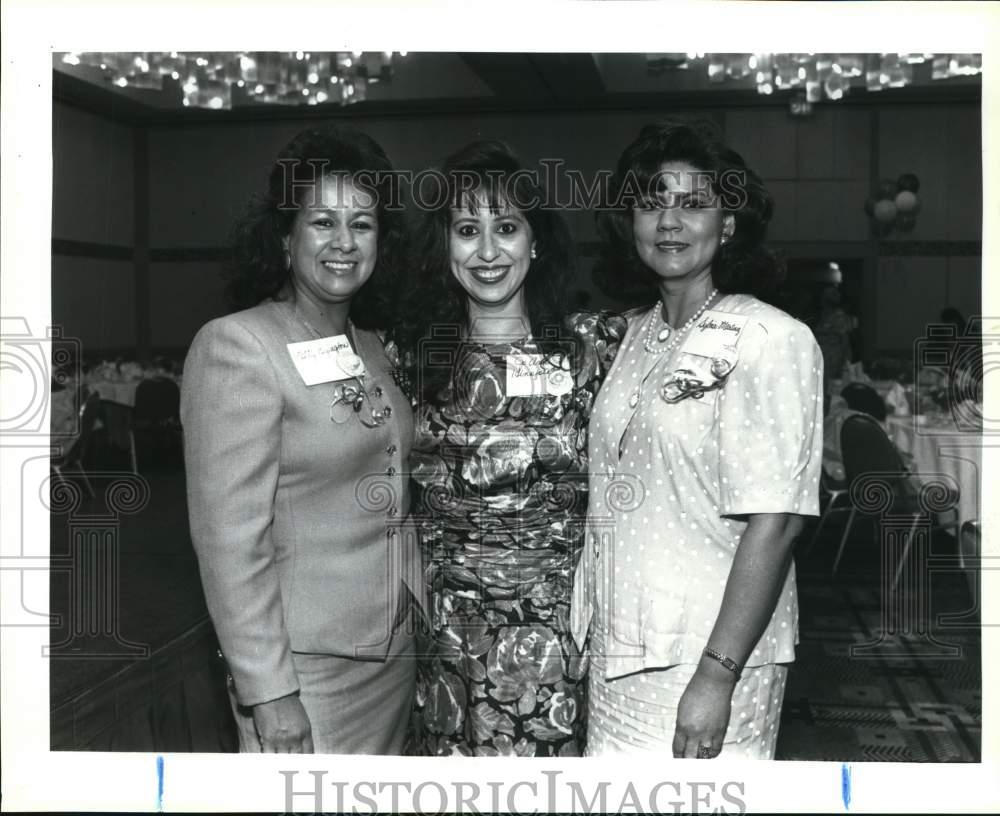 1993 Sylvia Martinez with committee members attend Secretaries Lunch-Historic Images