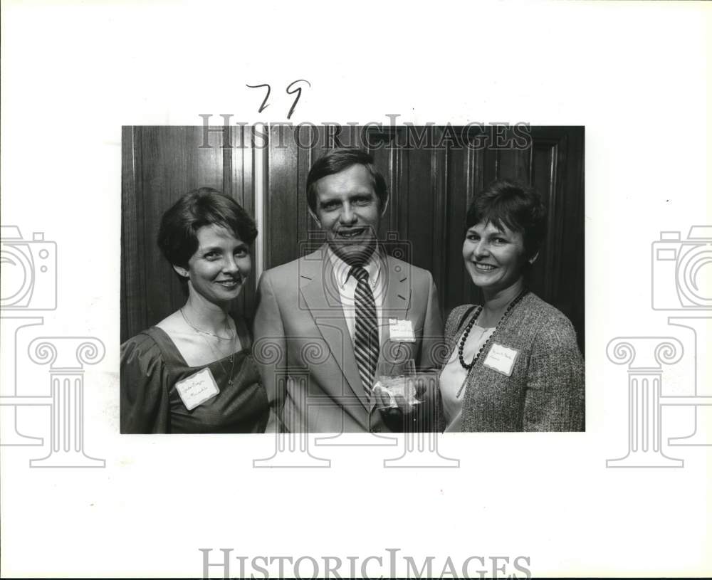 1987 Lynda Long, Bill Long &amp; Margarerite Macke- Petroleum Club-Historic Images