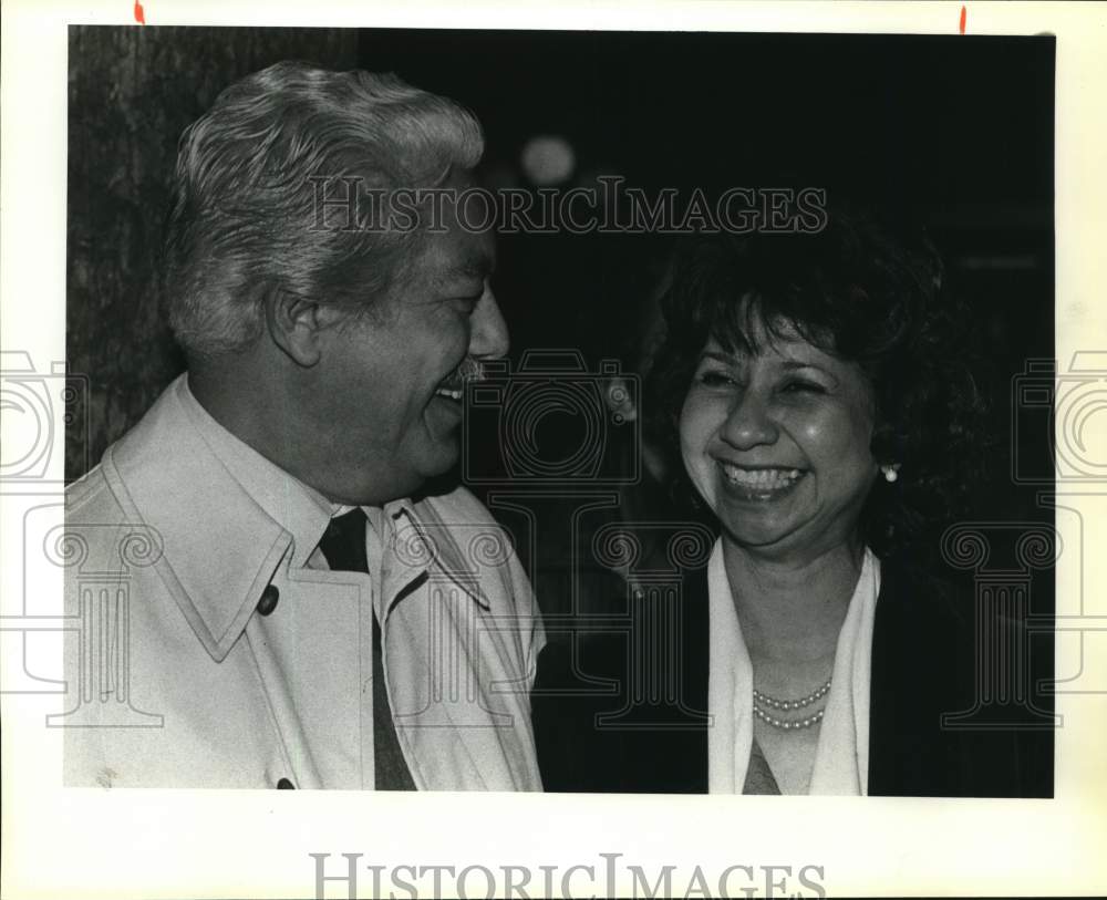 1986 Paul Martinez &amp; Anita Zavala at New Year&#39;s Eve Party at Alamo-Historic Images