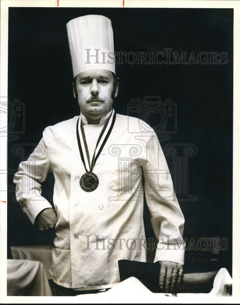 1979 Fritz Loeschel, Food Manager at Red Carpet Restaurant-Historic Images