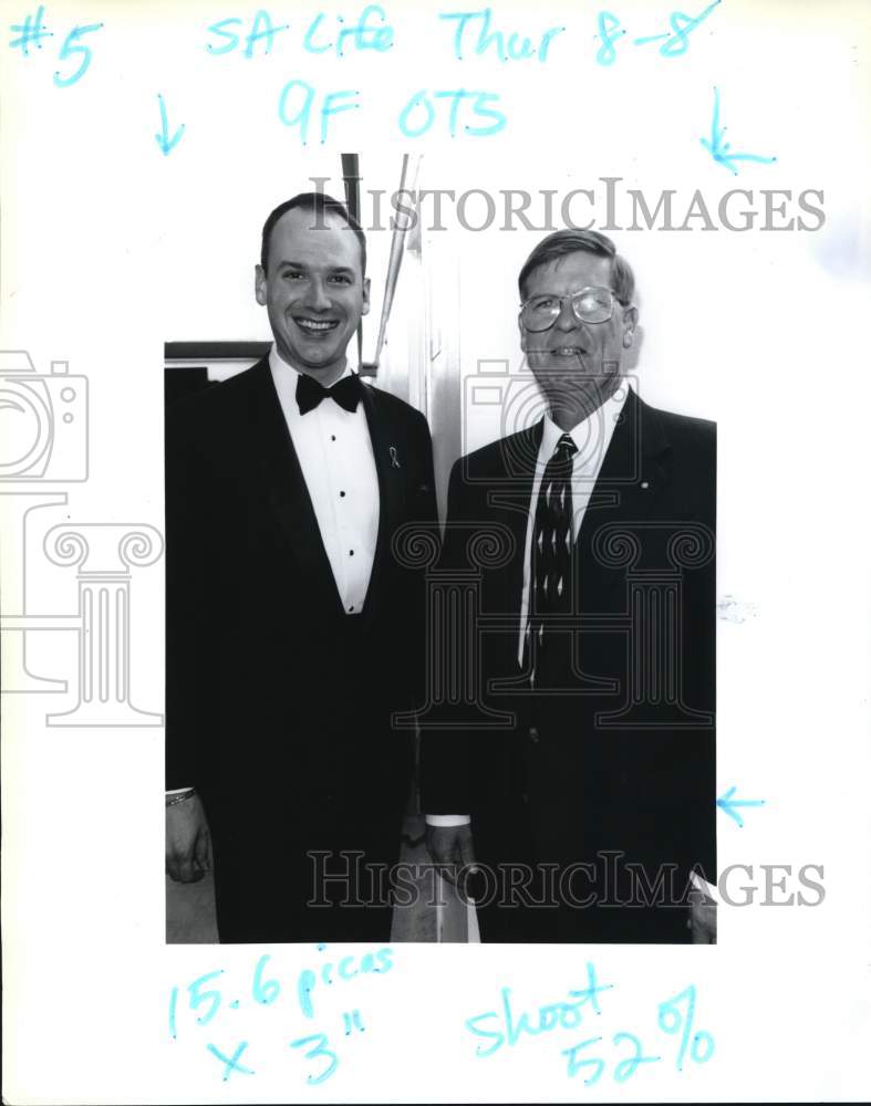 1996 Ken Slavin and Quinton Long attend Tender is the Night benefit-Historic Images