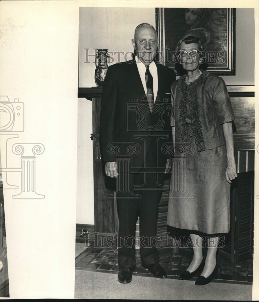 1960 Superintendent Oscar Miller with unidentified woman-Historic Images