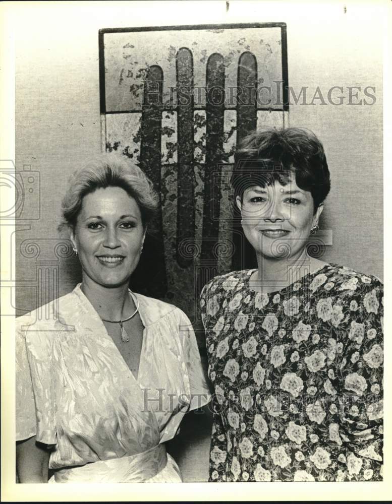 1988 Lise Howell & Patricia Marlowe at Junior League Benefit-Historic Images