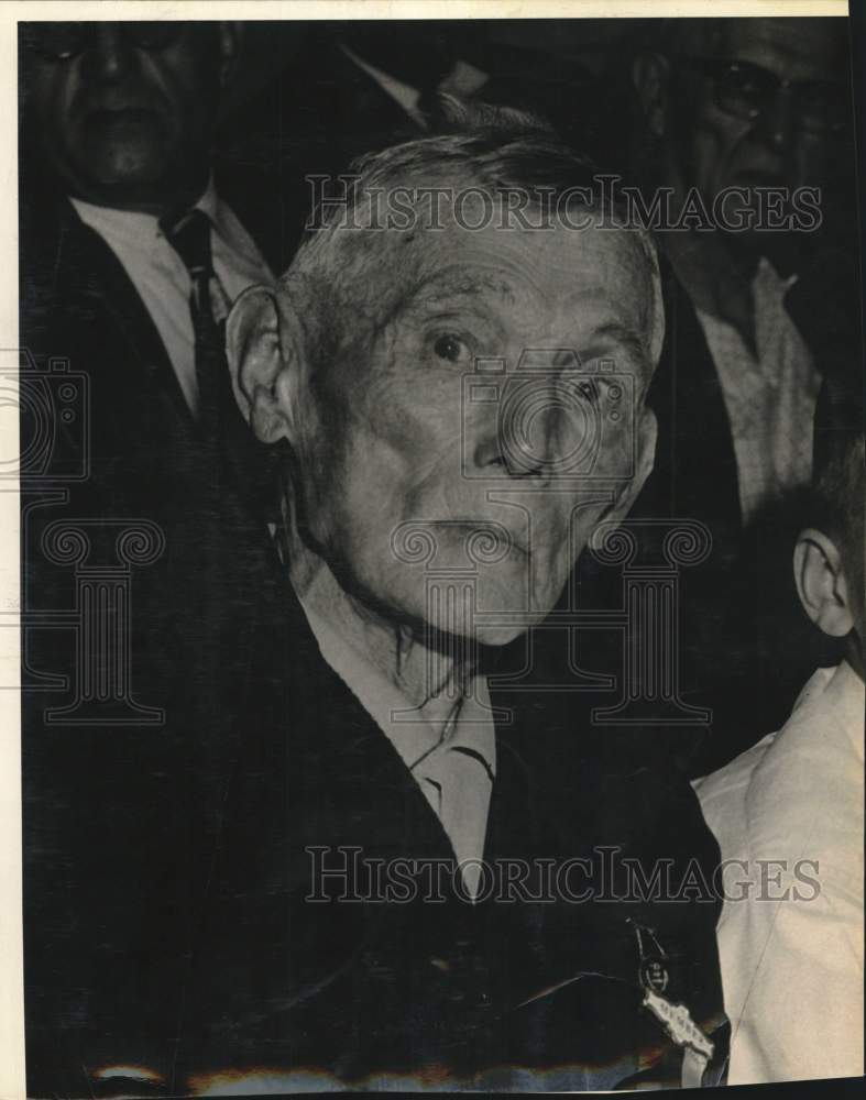 August Menk, 85-year-old blacksmith.-Historic Images