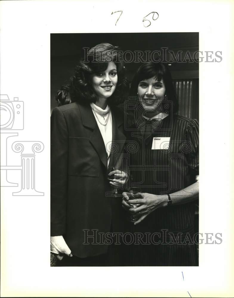 1987 Carroll O. Roach and Judith McNeel attend Mary Baldwin Mixer-Historic Images