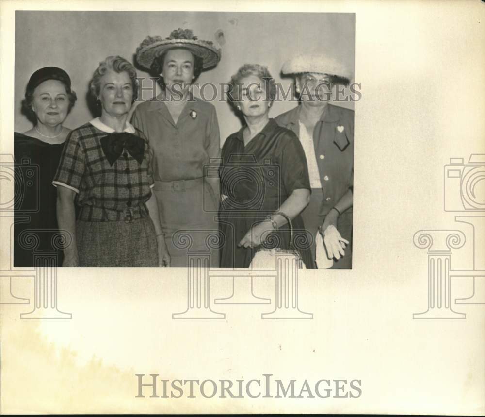 Leaders of a Women's Civic Group meeting for a conference-Historic Images