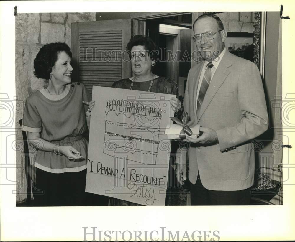 1987 Dotsy Miller celebrating 50th Birthday, Texas-Historic Images