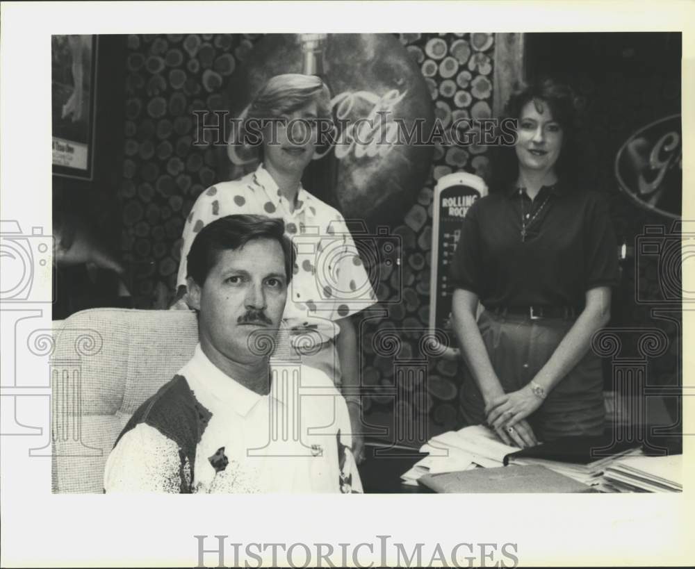 1993 Chester&#39;s Hamburgers owner Dale Mabry with wife friend.-Historic Images