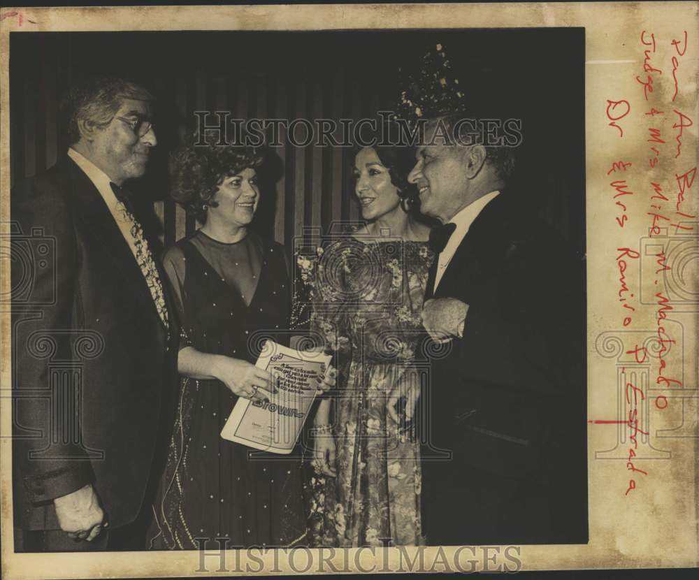 1978 Judy & Mrs. Mike Machado and Dr. & Mrs. Ramiro Estrada-Historic Images