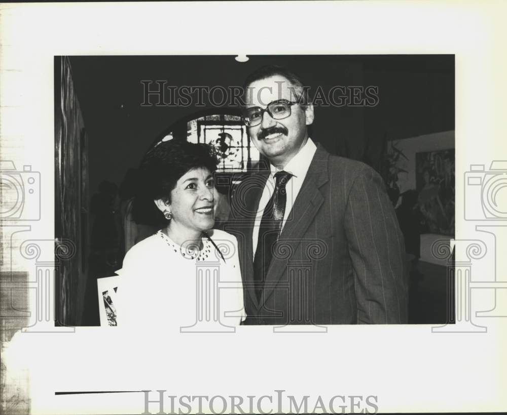 1991 Ramona & Jeffrey Mahl at Customs and Traditions Exhibit-Historic Images
