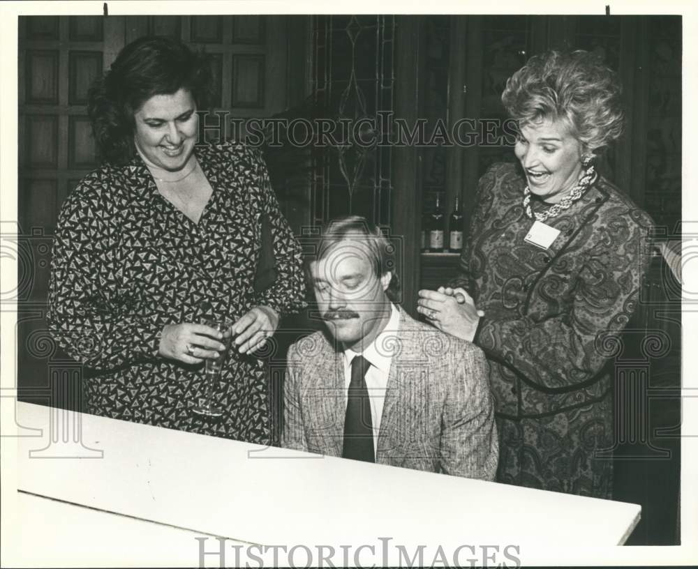 1988 Mary Ann Colias, Pete Spudich, Genie Lowry at Passport &#39;88 Gala-Historic Images