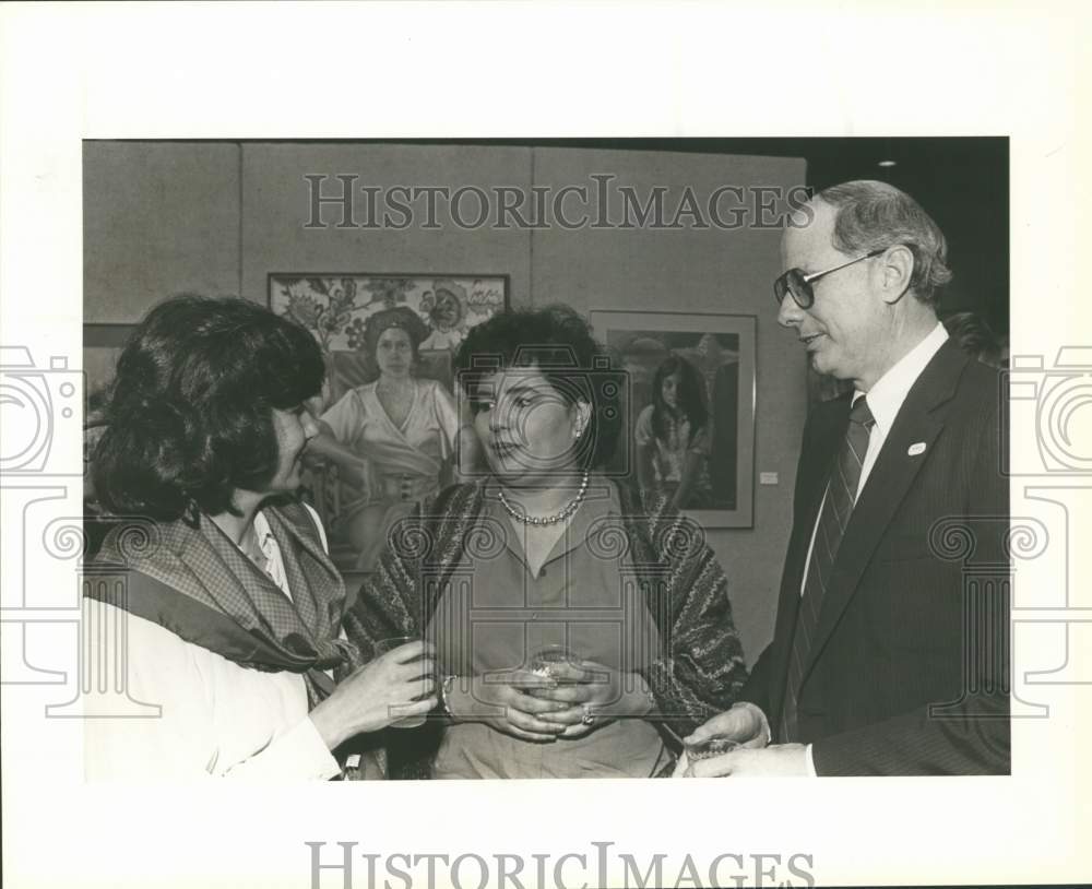 1987 Officials of the Palo Alto Reception at Guadalupe Theater-Historic Images