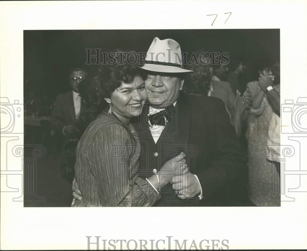 1986 Rosa &amp; Ray Lozano at AFGE-3511 Ball at SANA Building-Historic Images