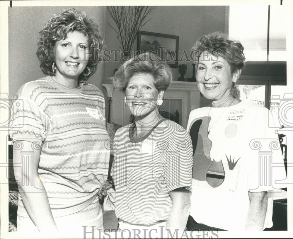 1990 Shari LoVetere and members of Newcomers Club at Coffee meeting-Historic Images