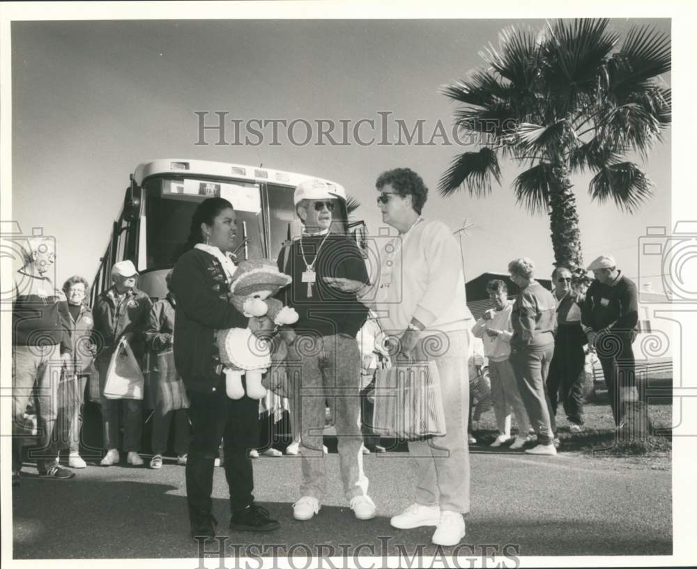 1992 Guests preparing for tour to Mexico, Texas-Historic Images