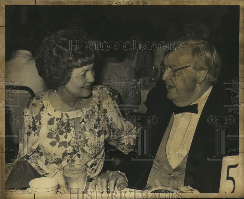 1979 Dr. and Mrs. Graham Milburn at Council of Presidents, Texas-Historic Images