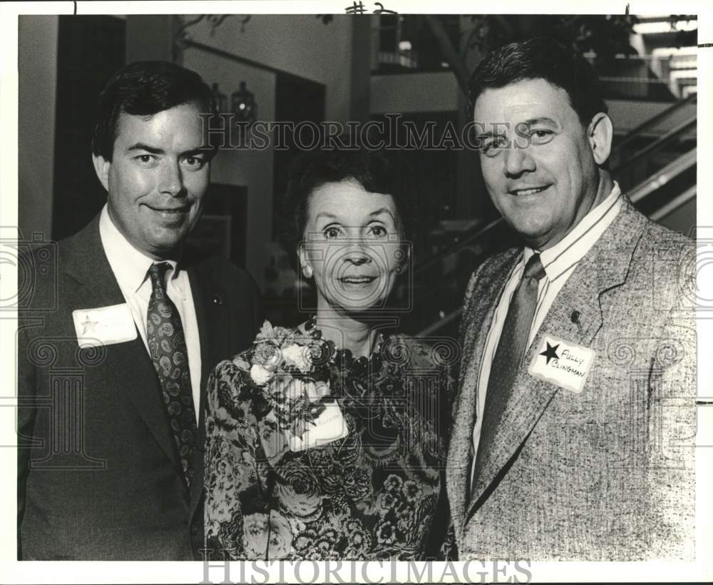 1989 Hispanic Designer Gala reception meeting, Texas-Historic Images