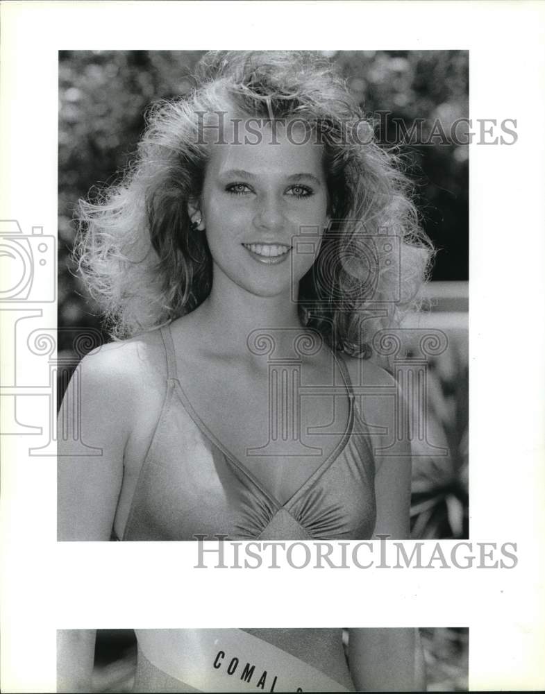 1989 Cindi Kathleen Gleitz, Comal, Miss Comal County 1989-Historic Images
