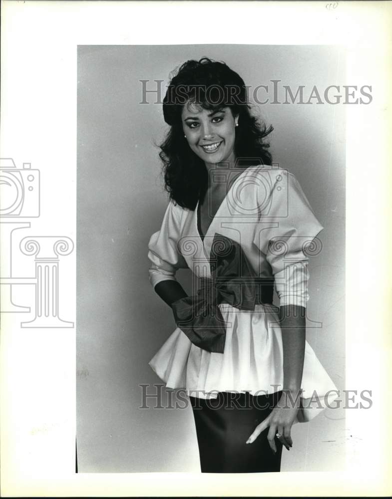 1984 Miss San Antonio USA Lisa Fernandez In Cocktail Attire-Historic Images