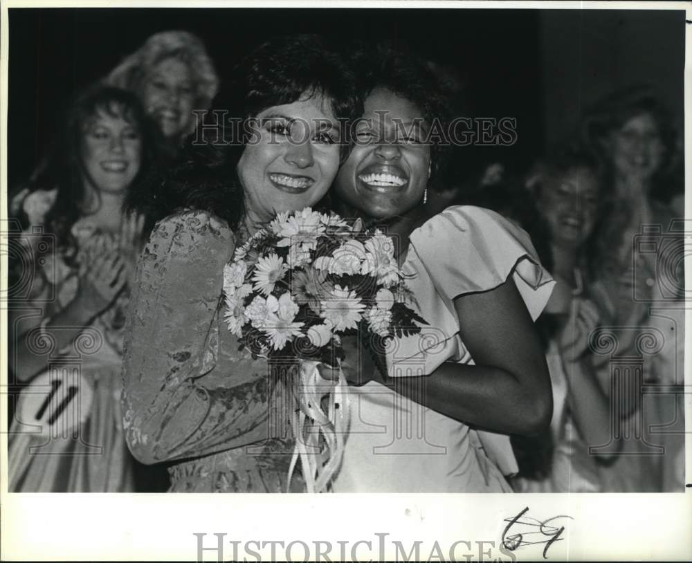 1986 Kim Gray, Pageant Staffer, And Contestant Sharron Melton-Historic Images