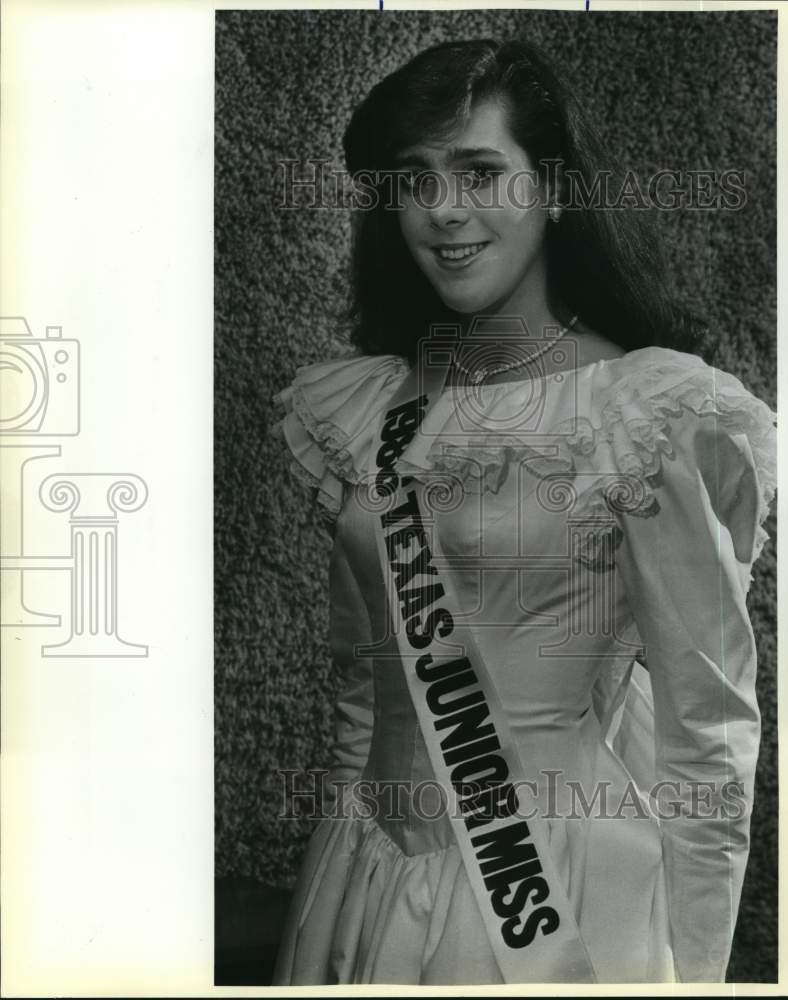 1986 Margo Whitt, Miss Texas Junior Miss-Historic Images
