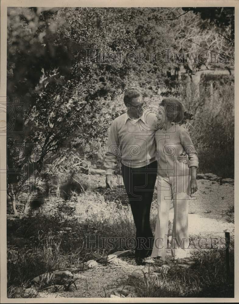 Mr. &amp; Mrs. Jack Skipper Stroll Through Park-Historic Images