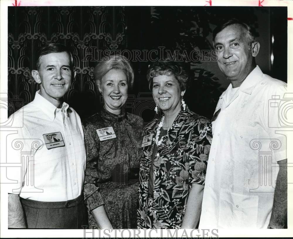 1990 Attendees, Garden Party, Kelly Air Force Base Officer&#39;s Club-Historic Images