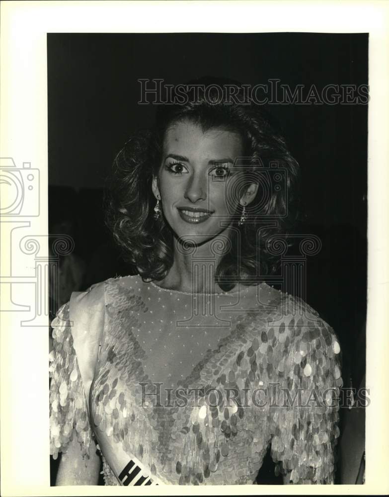 1987 E&#39;lisa Dawn Pillow, beauty pageant contestant, Texas-Historic Images