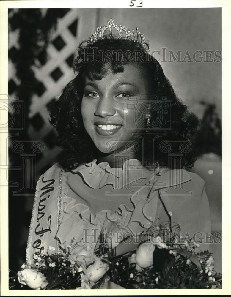 1987 Tonyia Rachael Morrison, Miss Fort Sam Houston, Texas-Historic Images