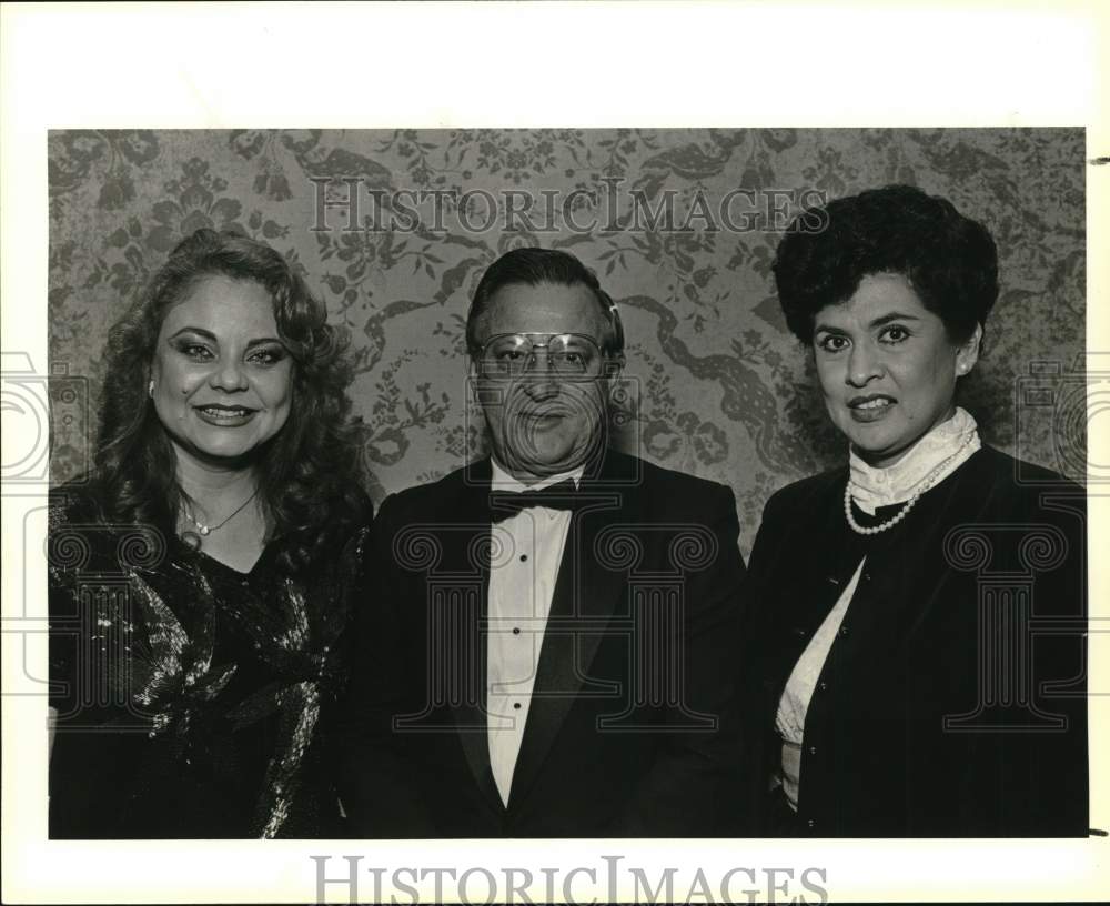 1986 Government officials attending Club Damas Ball, Texas-Historic Images