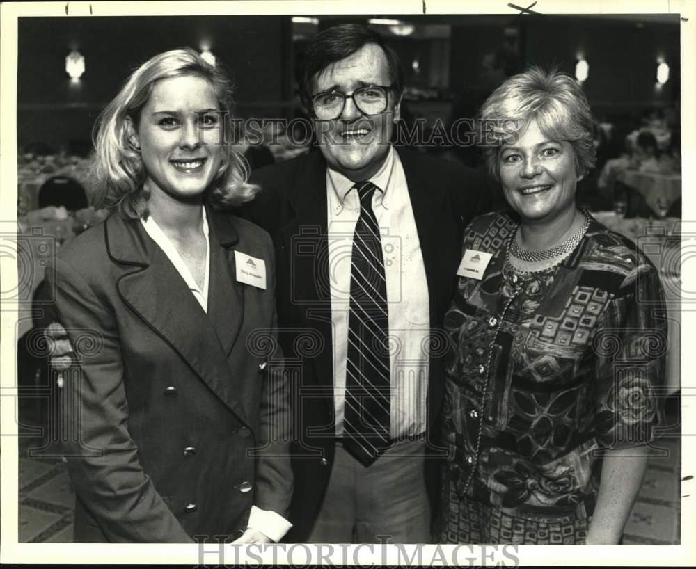 1993 Judy Snyder with Mark Shields and PJ Schneider, Texas-Historic Images